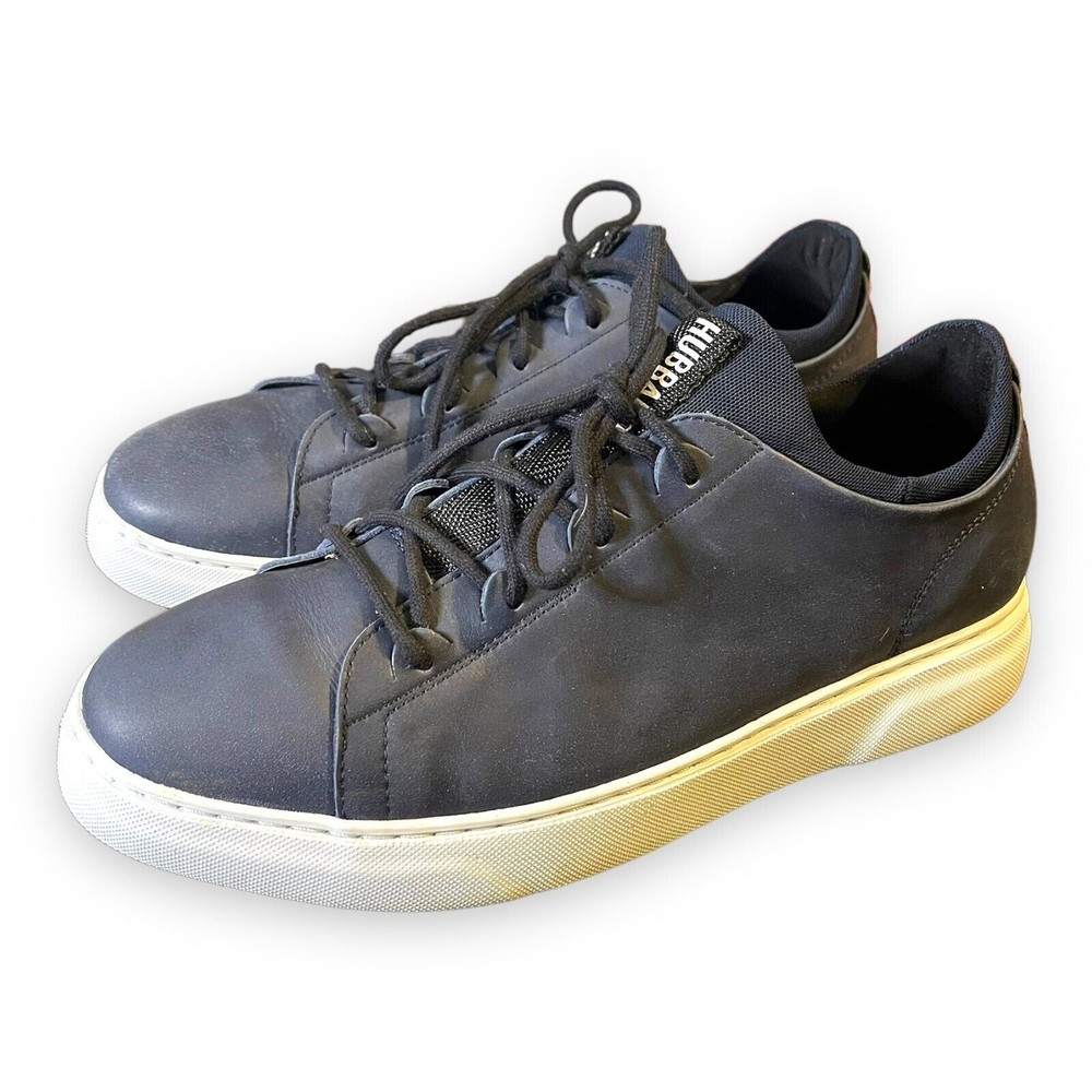 Samuel Hubbard Flight Sz: Men 8.5 Sport Sneaker Low Top Navy Leather Casual Shoe